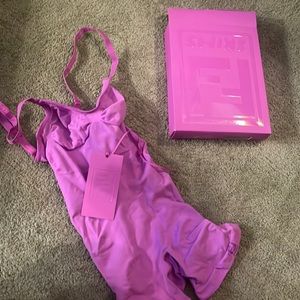 Fendi x SKIMS Sculpting Mid Thigh Bodysuit